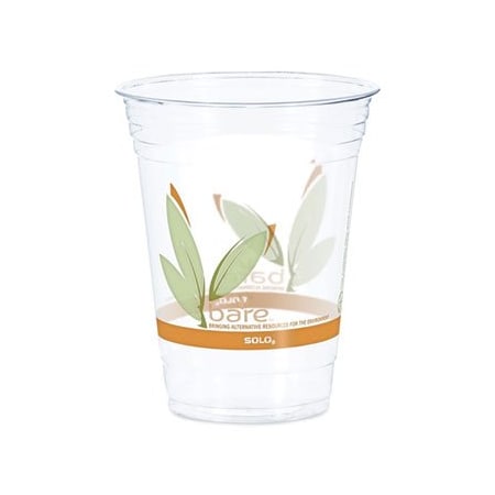 Dart BARE ECO-Forward Rpet Cold Cups, 16-18 Oz, Clear, 50PK RTP16DBAREPK